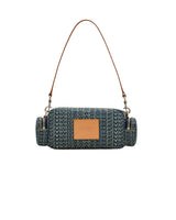 Marc Jacobs The Cargo Monogram Denim Shoulder Handbag