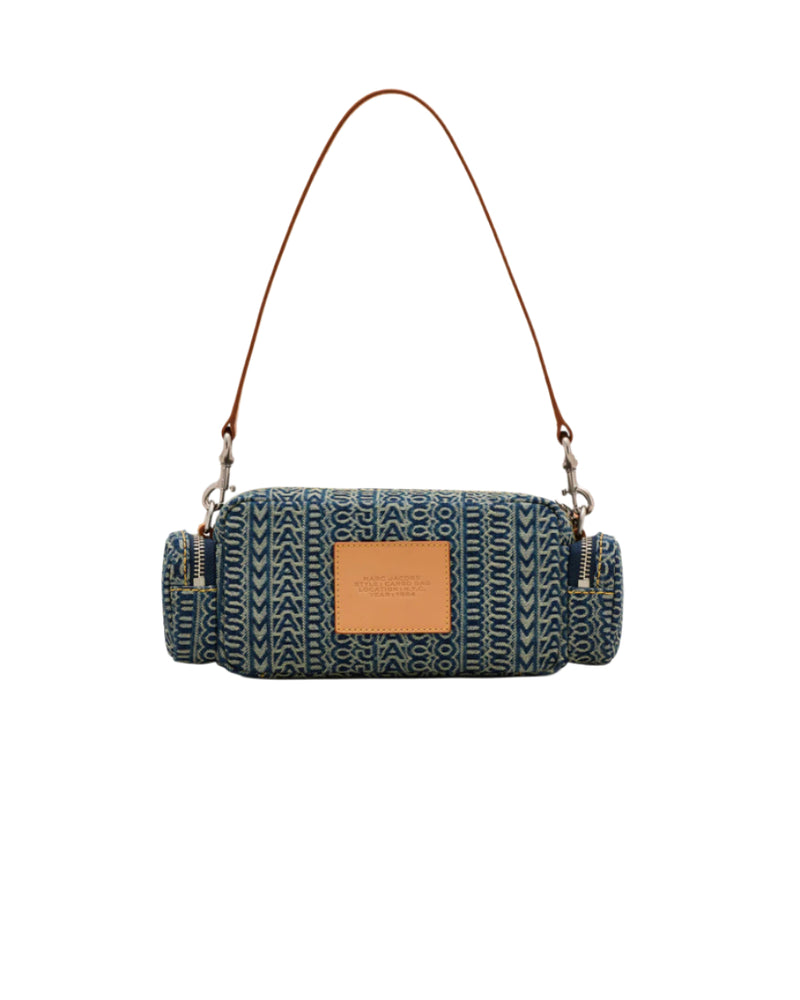 Marc Jacobs The Cargo Monogram Denim Shoulder Handbag
