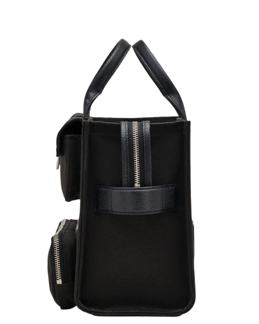 トートバッグ Marc Jacobs The Cargo Canvas Large Tote Bag In Black MARC JACOBS The Cargo Canvas Tote Bag Large Black Shoulder