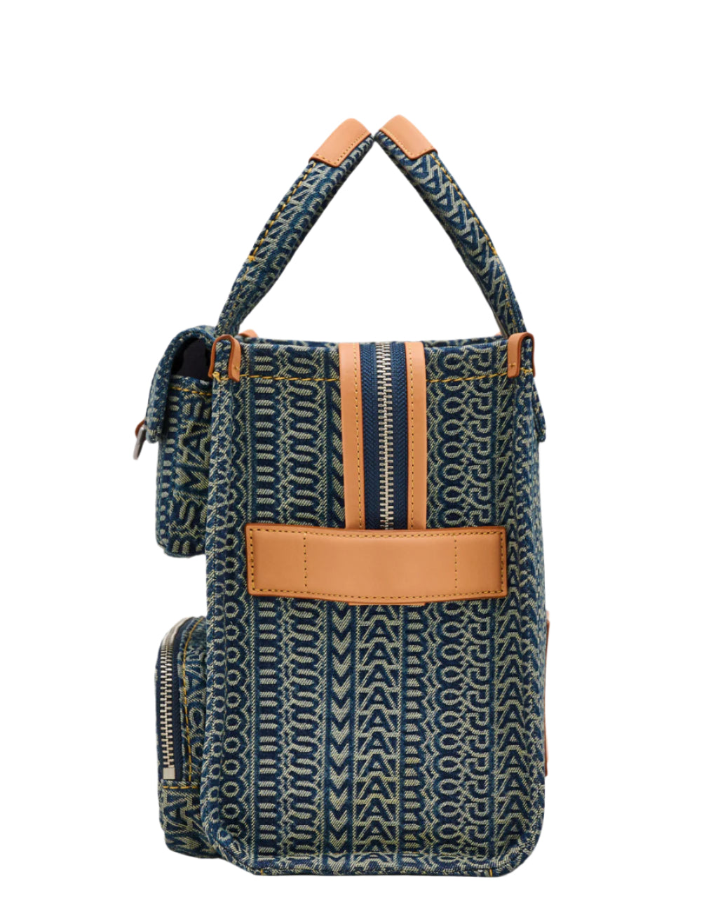 【MARC JACOBS】THE CARGO TOTE MEDIUM Marc Jacobs The Cargo Monogram Denim Medium Tote Handbag