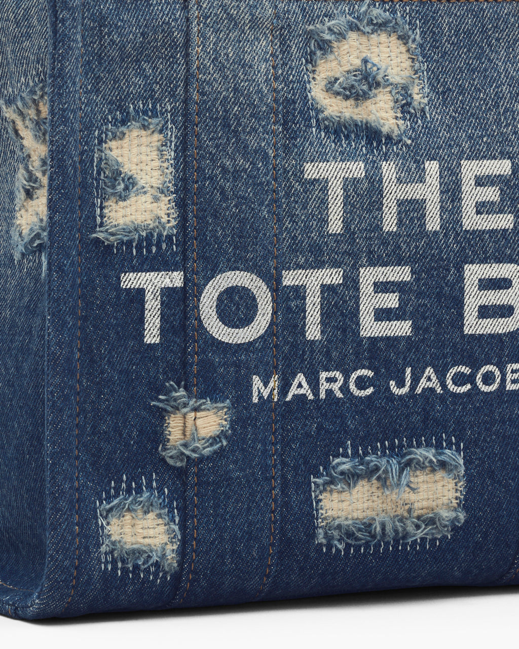 Marc Jacobs The Rip and Repaid Denim Small Tote Handbag