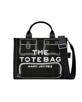 Marc Jacobs The Trompe L'oeil Cargo Canvas Medium Tote Handbag