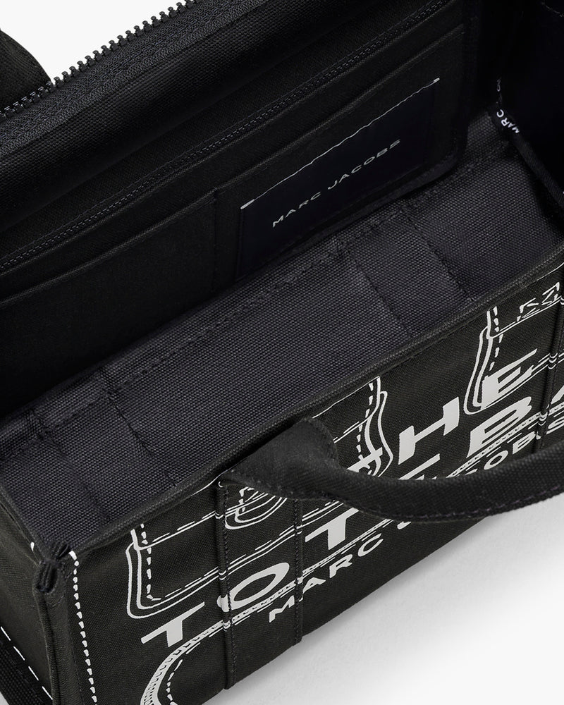 Marc Jacobs The Trompe L'oeil Cargo Canvas Medium Tote Marc Jacobs The Trompe L'oeil Cargo Canvas Medium Tote