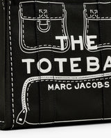 Marc Jacobs The Trompe L'oeil Cargo Canvas Medium Tote Handbag