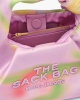 Marc Jacobs The Blurred Floral Satin Mini Bow Sack Shoulder Handbag