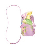 Marc Jacobs The Blurred Floral Satin Mini Bow Sack Shoulder Handbag