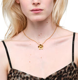 Marc Jacobs Mini Daisy Gold Pendant Necklace
