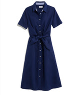 Vineyard Vines Womens Westerly Tie-Front Linen Dress