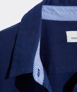 Vineyard Vines Womens Westerly Tie-Front Linen Dress