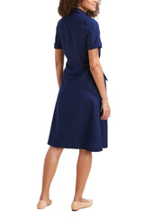Vineyard Vines Womens Westerly Tie-Front Linen Dress