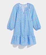 Vineyard Vines Womens Seastitch Floral Block Print Dress