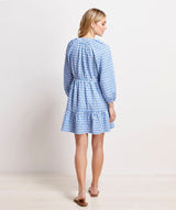 Vineyard Vines Womens Seastitch Floral Block Print Dress