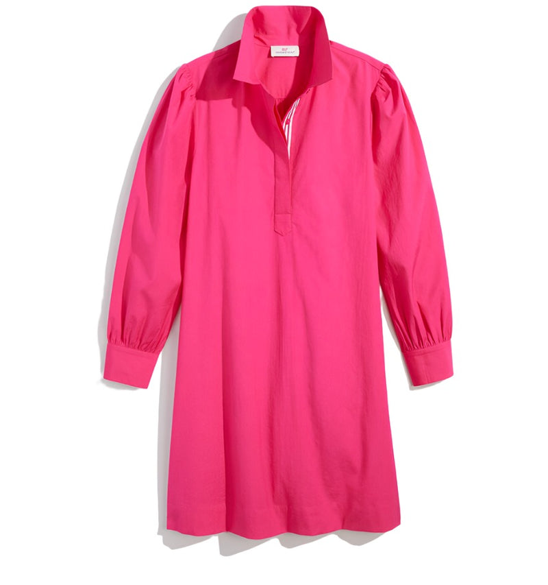 Vineyard Vines Womens Poplin Popover Dress ShopCGX Vineyard Vines Womens Poplin Popover Dress ShopCGX