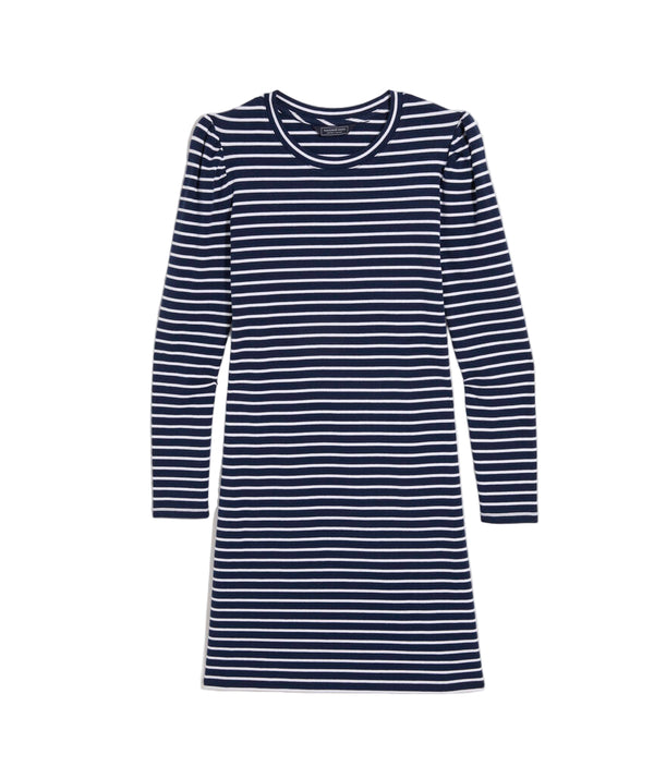 Vineyard Vines Womens Deluxe Puff-Sleeve Mini Dress