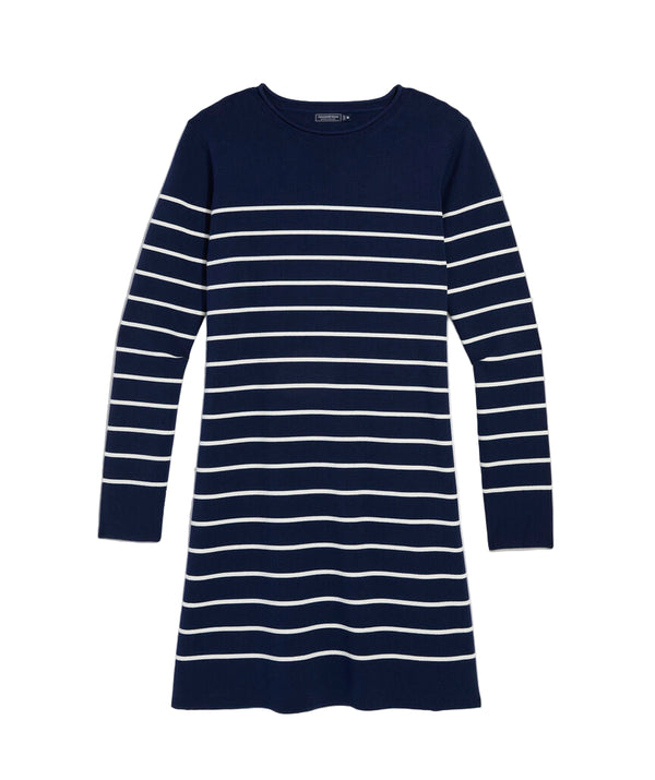 Vineyard Vines Womens Katie Cotton Rollneck Sweater Dress