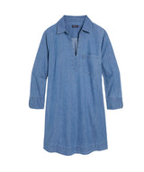 Vineyard Vines Womens Margo Chambray Shirtdress