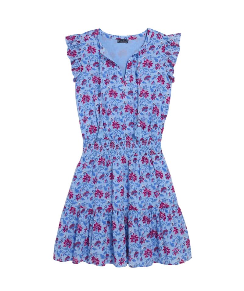 Vineyard Vines Womens Julie Smocked Dress