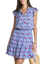 Vineyard Vines Womens Julie Smocked Dress