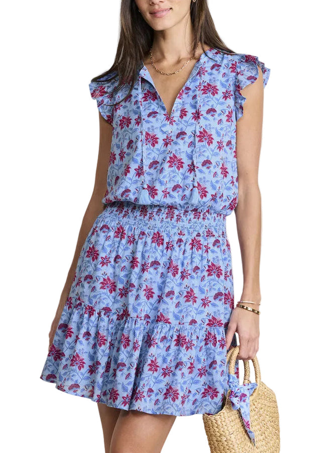Vineyard Vines Womens Julie Smocked Dress