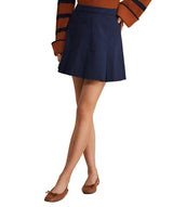 Vineyard Vines Womens Stretch Twill Pleated Mini Skirt