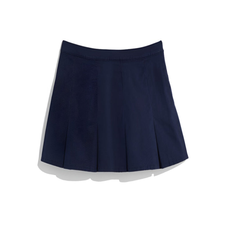 andwang Uniform pleated mini onepiece Pleated Wrap Mini Skirt in