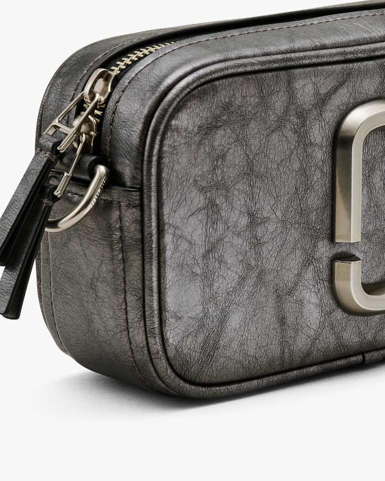 Marc Jacobs The Metallic Distressed Big Short Crossbody Handbag