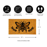 Evergreen Honeycomb Bee Coir Mat