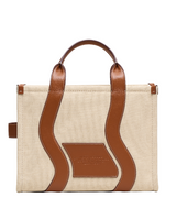 Marc Jacobs The Wavy Canvas Medium Tote Handbag