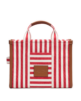 Marc Jacobs The Stripe Canvas Medium Tote Handbag
