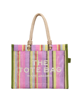 Marc Jacobs The Stripe Mesh Large Tote Handbag