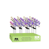 Evergreen Season To Sparkle Iridescent Flower Solar Garden Stake