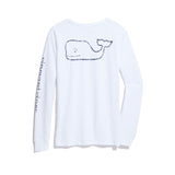 Vineyard Vines Womens Vintage Whale Long Sleeve T-Shirt