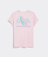 Vineyard Vines Womens Montauk Surf Short Sleeve T-Shirt