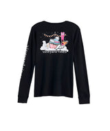 Vineyard Vines Womens Après Ski Whale Long Sleeve Pocket T-Shirt