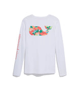 Vineyard Vines Womens Palmeraie Whale Long Sleeve T-Shirt