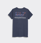 Vineyard Vines Womens Beach Fireworks Short Sleeve Pocket T-Shirt