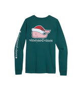 Vineyard Vines Mens Santa Whale Pocket Sleeve Pocket T-Shirt