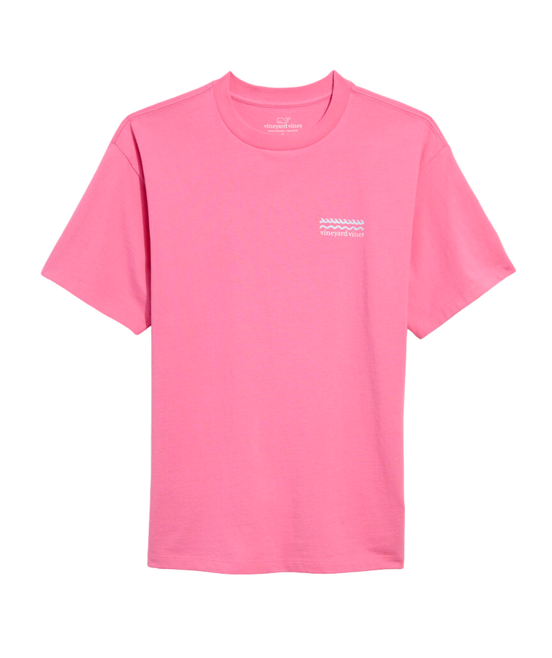 SEA Seavalley Tシャツ ピンク Vineyard Vines Womens Vitamin Sea Boyfriend Crew Short Sleeve T