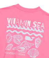 Vineyard Vines Womens Vitamin Sea Boyfriend Crew Short Sleeve T-Shirt