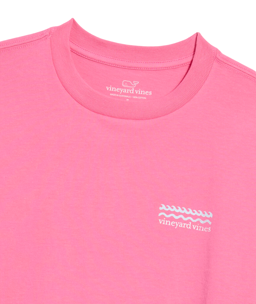 Vineyard Vines Womens Vitamin Sea Boyfriend Crew Short Sleeve T