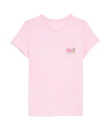 Vineyard Vines Womens Farmers Market Whale Short-Sleeve Pocket T-Shirt