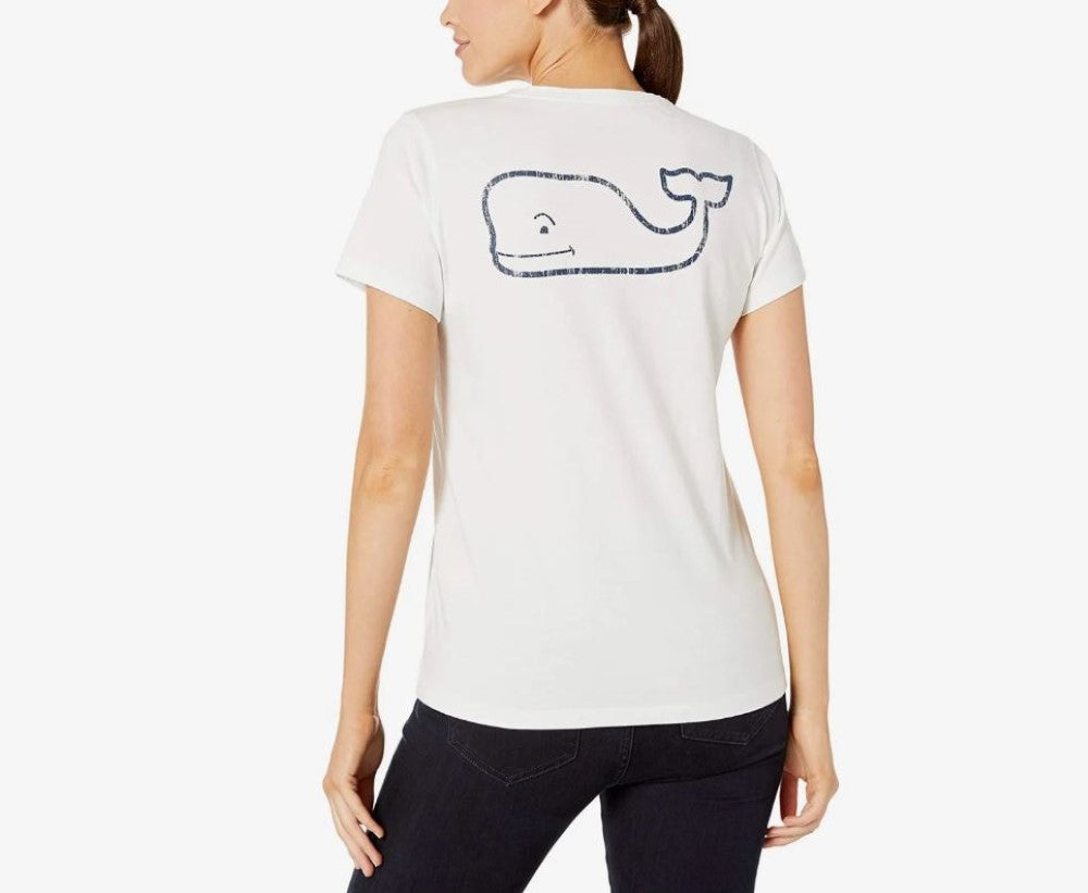 Vineyard Vines Womens Whale Pocket Short Sleeve T-Shirt