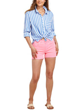 Vineyard Vines Womens Seastitch Double Gauze Long Sleeve Button Down Shirt