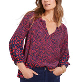 Vineyard Vines Womens Leopard Print Flowy Shirt