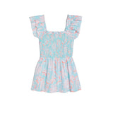 Vineyard Vines Womens Cay Floral Smocked Top
