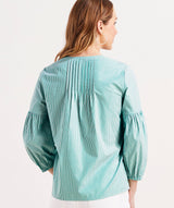 Vineyard Vines Womens Striped Pintuck Shirt