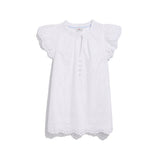 Vineyard Vines Womens Vineyard Eyelet Ruffle Top