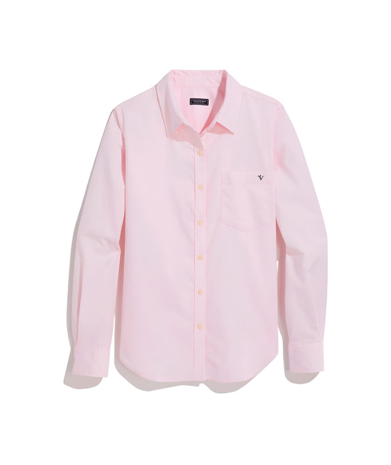 Vineyard Vines Womens Bayview Oxford Long Sleeve Button Down Shirt
