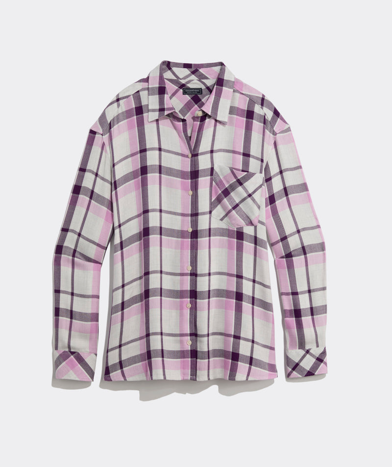 Vineyard Vines Womens Flannel Button Down