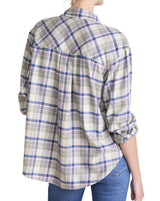 Vineyard Vines Womens Birdie Flannel Button-Down Long Sleeve Shirt